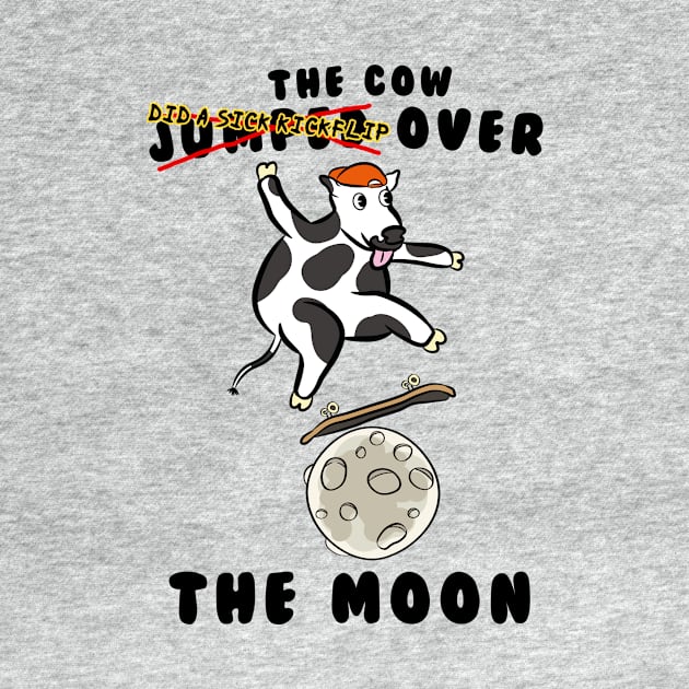 The cow jumped over the moon skating by Captain-Jackson